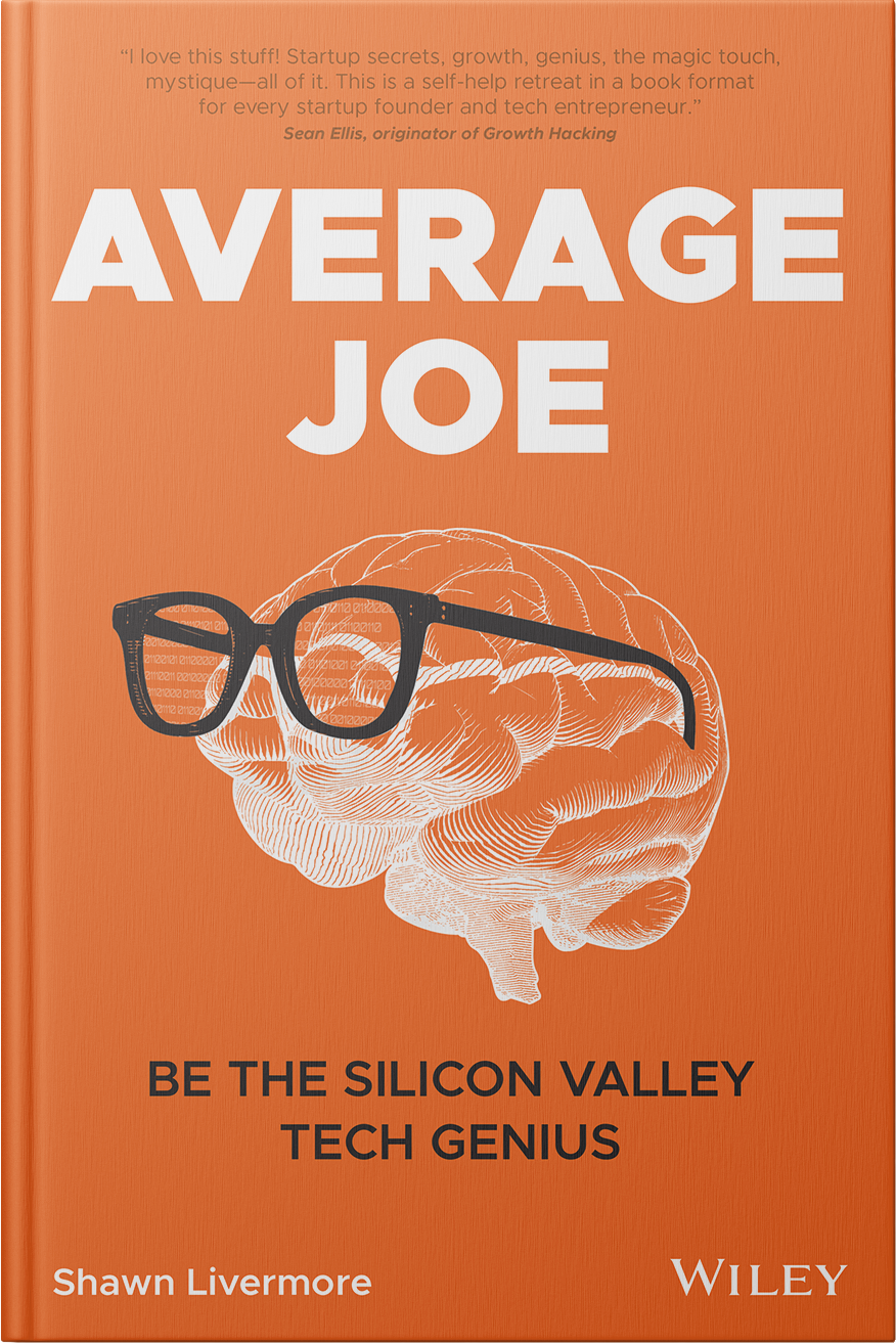 Average Joe book cover — Be the Silicon Valley Tech Genius